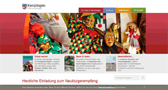 Desktop Screenshot of kenzingen.de